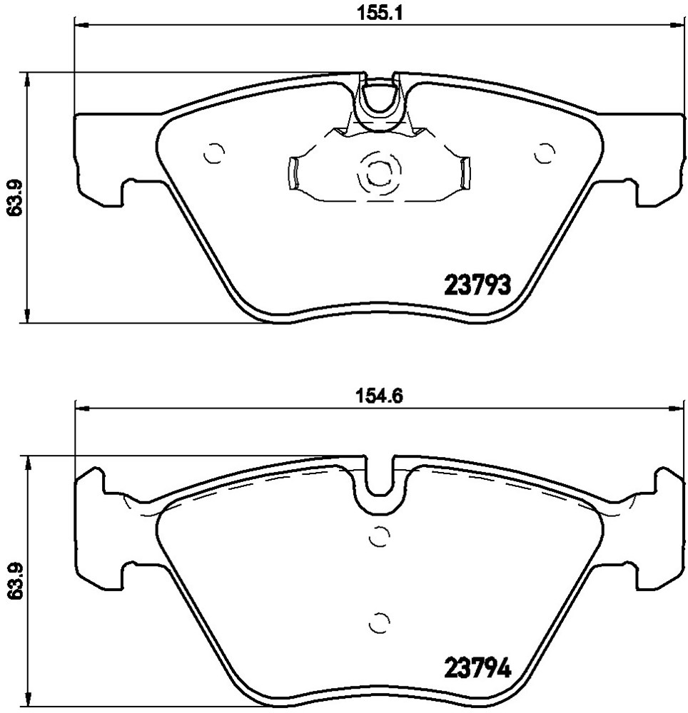 PHOTO DE Pastillas de Freno BREMBO PART NUMBER P06057