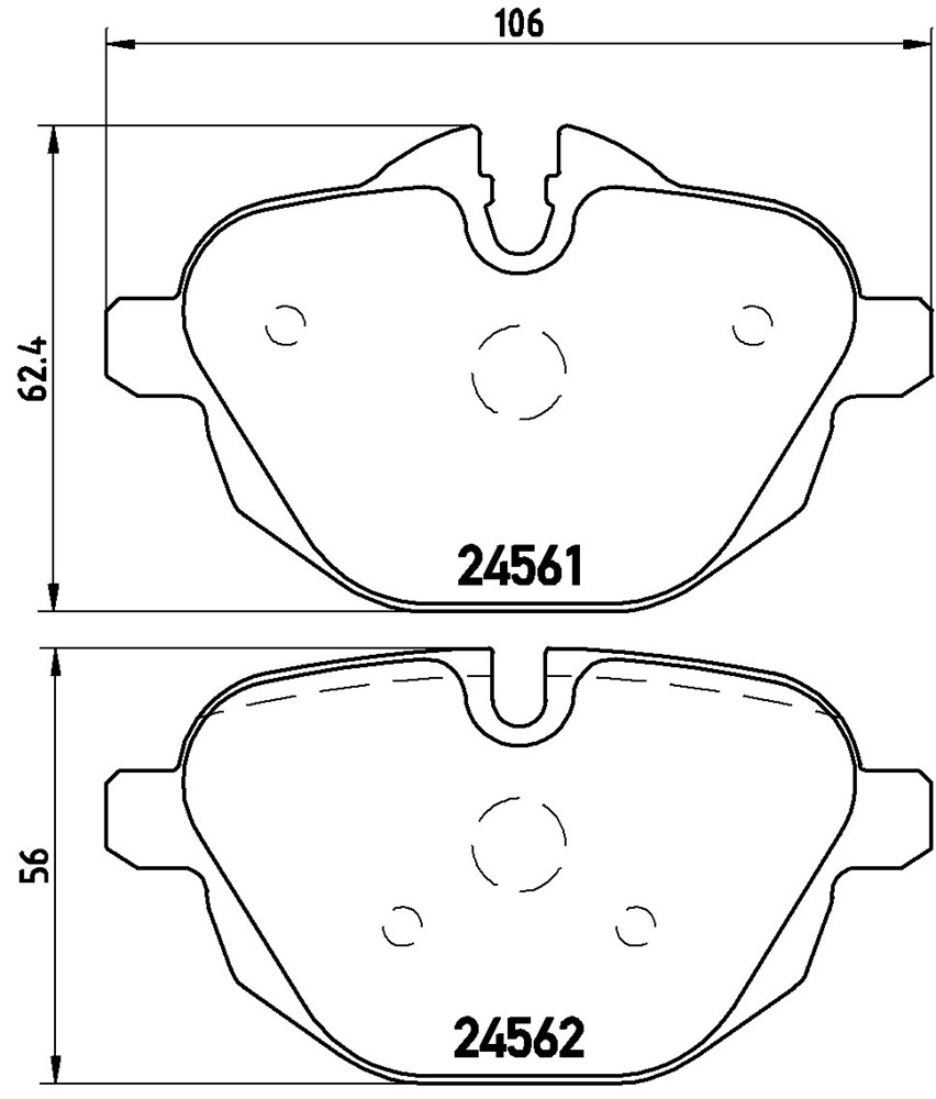 PHOTO DE Pastillas de Freno BREMBO PART NUMBER P06064